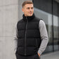 🌟Bestseller reduziert! Nur diese Woche!🌟 Herren klassische Stehkragen wattierte Weste