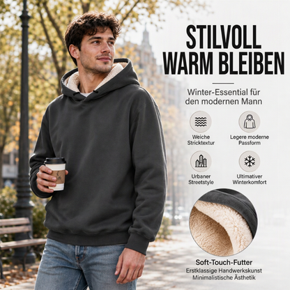 ⏰Letzte Chance! Jetzt zugreifen!⏰ Verdicktes Sherpa-Fleece-Kapuzenpullover für Herren