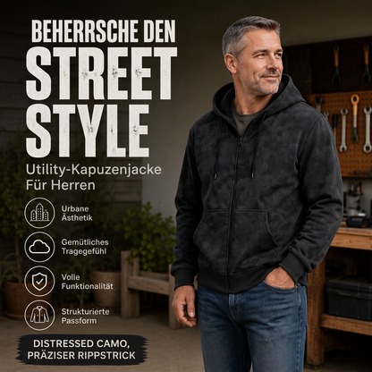 🔥Heute ein Muss! Nicht verpassen!🔥 Herren Vintage Batik-Zip-Kapuzenpullover