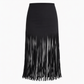 ⚡Flash-Sale! Solange der Vorrat reicht!⚡ Damen elastischer Fransen-Tassel-Rock, modischer vielseitiger Frühjahrs- und Herbstrock