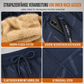 💥50% Rabatt! Nur heute!💥Unisex-Jogginghose mit lockerem Schnitt und Sherpa-Fleecefutter, warme Winter-Freizeithose mit Reißverschlusstaschen