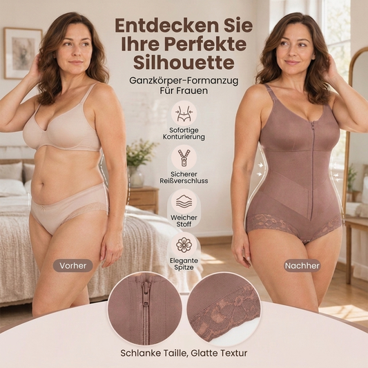 💞Social-Media-Hit!💞 Damen Plus Size Shapewear Bauchkontrollender Bodysuit