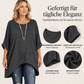 📢🎉50%Rabatt!!!🛍️✨Lose Damen-Bluse mit Fledermausärmeln und asymmetrischem Schnitt