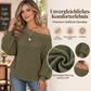⏰Aktion endet bald!⏰ Casual Damen Rippstricktop mit Schulterfreiheit