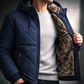 💥Fast ausverkauft wegen hoher Nachfrage!💥Herren-Winterjacke mit Plüschfutter und Kapuze