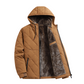 💥Fast ausverkauft wegen hoher Nachfrage!💥Herren-Winterjacke mit Plüschfutter und Kapuze