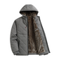 💥Fast ausverkauft wegen hoher Nachfrage!💥Herren-Winterjacke mit Plüschfutter und Kapuze