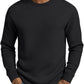 📢🎉50%Rabatt!!!🛍️✨Freizeit-Sweatshirt für Herren, schmal geschnitten, Rundhalsausschnitt, langärmelig