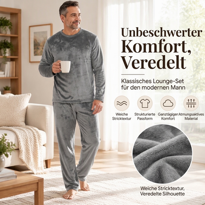 📢🎉50%Rabatt!!!🛍️✨Bequemes Wärmendes Samt-Schlafanzug-Set für Herren