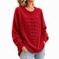 ⏰ Countdown läuft – 50% nur noch 3 Tage! Damen eleganter Rundstrickzopf Pullover