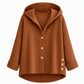 🚀Neu! 50% Rabatt!🚀 Lässige, weite Kapuzenjacke aus Cord für Damen
