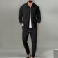 ⏰Letzte Chance: 50% Rabatt + Gratis Versand!⏰ Herren stilvolles 2-teiliges Set: Jacke mit Hemdkragen und Jogginghose