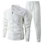 ⏰Letzte Chance: 50% Rabatt + Gratis Versand!⏰ Herren stilvolles 2-teiliges Set: Jacke mit Hemdkragen und Jogginghose
