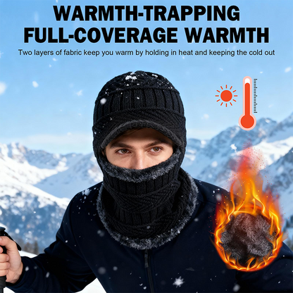 🔥Solange der Vorrat reicht 50% Rabatt!🎉3-in-1 Winter-Thermofrau mit Visier