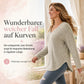 🔥Kundenfavorit!🔥 Damen Übergrößen V-Ausschnitt Langarm Geripptes Gebürstetes T-Shirt Locker Sitzendes Einfarbiges Pullover-Oberteil