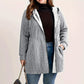 📢Heiß begehrt!📢 Jacke mit Kapuze in lockerer Passform und strukturiertem Gewebe