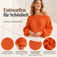⏰Letzte Chance! Jetzt zugreifen!⏰ Damen-Schulterfreies Strickpullover mit Cut-outs