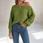 ⏰Letzte Chance! Jetzt zugreifen!⏰ Damen-Schulterfreies Strickpullover mit Cut-outs