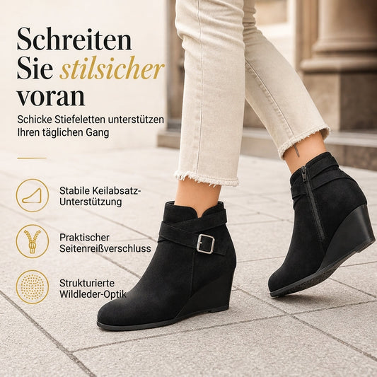 🥳Alles im Sale! Schnell sein!🥳 Lässige Damen-Stiefeletten mit Keilabsatz