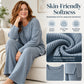🌊Winter-Sale! Bis zu 50%!🌊 Damen Rippstrick-Top mit seitlichem Schlitz und Hosen Set
