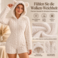 🚀Neu eingetroffen! 50% Rabatt!🚀 Niedlicher Kapuzen-Plüschoverall für Damen mit Bärenohren