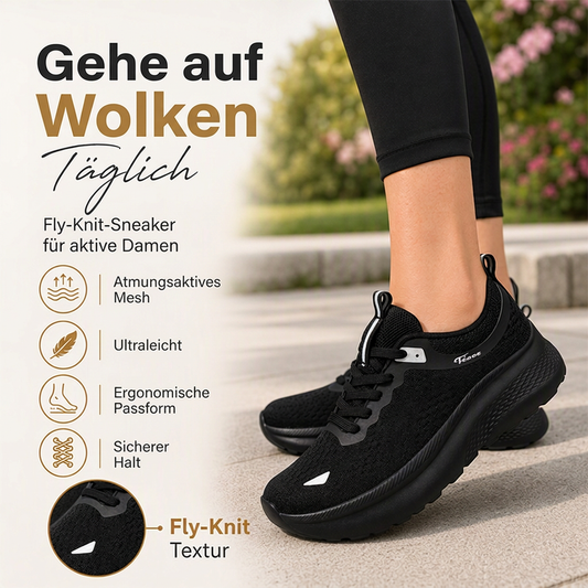 🌟Bestseller reduziert! Nur diese Woche!🌟 Leichte Fly-Knit Plateausneaker für Damen
