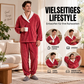 📢🎉50%Rabatt!!!🛍️✨Gemütliches, wärmendes Flauschiger Pyjama-Set für Herren