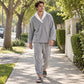 📢🎉50%Rabatt!!!🛍️✨Gemütliches, wärmendes Flauschiger Pyjama-Set für Herren