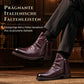 ⚡Flash-Sale! Solange der Vorrat reicht!⚡ Herren Vintage-kniende Chelsea-Stiefel, lässige Zehenpartie, Reißverschluss Western Cowboystiefel