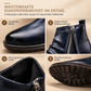 ⚡Flash-Sale! Solange der Vorrat reicht!⚡ Herren Vintage-kniende Chelsea-Stiefel, lässige Zehenpartie, Reißverschluss Western Cowboystiefel