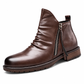 ⚡Flash-Sale! Solange der Vorrat reicht!⚡ Herren Vintage-kniende Chelsea-Stiefel, lässige Zehenpartie, Reißverschluss Western Cowboystiefel