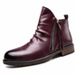 ⚡Flash-Sale! Solange der Vorrat reicht!⚡ Herren Vintage-kniende Chelsea-Stiefel, lässige Zehenpartie, Reißverschluss Western Cowboystiefel