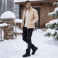 🎉Top Angebot! Jetzt kaufen!🎉 Damen Winter-Mittelkalbs rutschfeste Schneestiefel