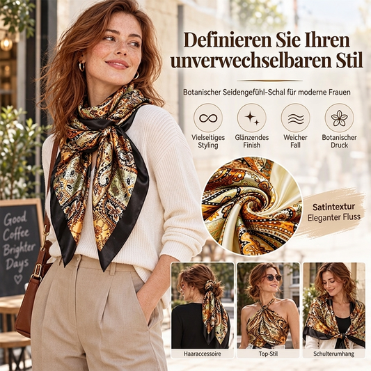Großes quadratisches Satincarre für Damen
