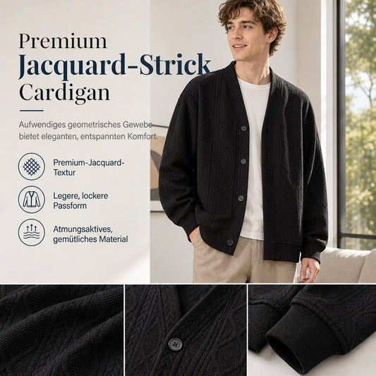 💥Fast ausverkauft wegen hoher Nachfrage!💥  Gelegen gestrickte Herrenjacke