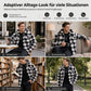 🔥 50% RABATT🔥 Flauschiger, karierter Herren-Kapuzenmantel mit Reißverschluss & zwei Brusttaschen mit Klappe