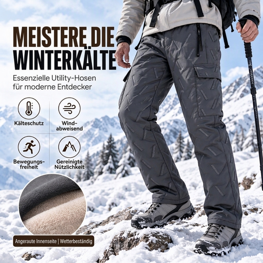 🔥Heiß begehrt! Jetzt sichern!🔥 Herren Winter Cargohose mit Plüschfutter