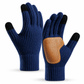 Winterliche Strickhandschuhe für Damen und Herren, verdickt, warm und winddicht, Fahrradhandschuhe