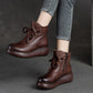 🥳Über 50.000 verkauft! 50% Rabatt!🥳Damen Retro Stiefeletten mit Wärmefutter