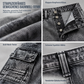 💞Top bewertet + 50% Rabatt!💞 Retro gewaschene Cargo-Jeans mit weitem Bein, Y2K High-Street-Denim-Hose mit Taschen