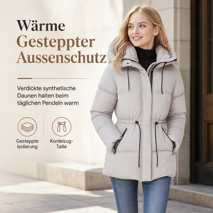 📢Kundenliebling + 50% Rabatt!📢 Langer gepolsterter Kapuzenmantel für Damen