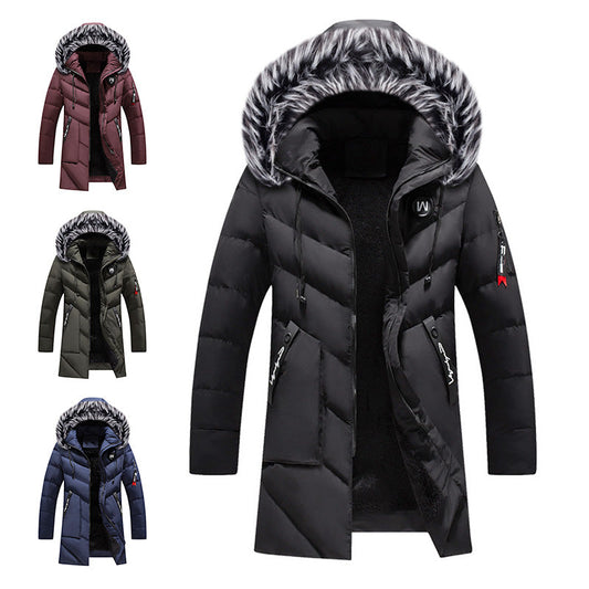🚨Heiß begehrt! 50% Rabatt!🚨 Tolles Geschenk - Warme, lange Kapuzenjacke für Männer für kaltes Wetter