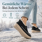 💞Top bewertet + 50% Rabatt!💞 Damen Slip-On Winterschneestiefel – Warm, Bequem, Rutschfest, Weit geschnittene Winter Baumwollschuhe