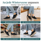 💞Top bewertet + 50% Rabatt!💞 Damen Slip-On Winterschneestiefel – Warm, Bequem, Rutschfest, Weit geschnittene Winter Baumwollschuhe