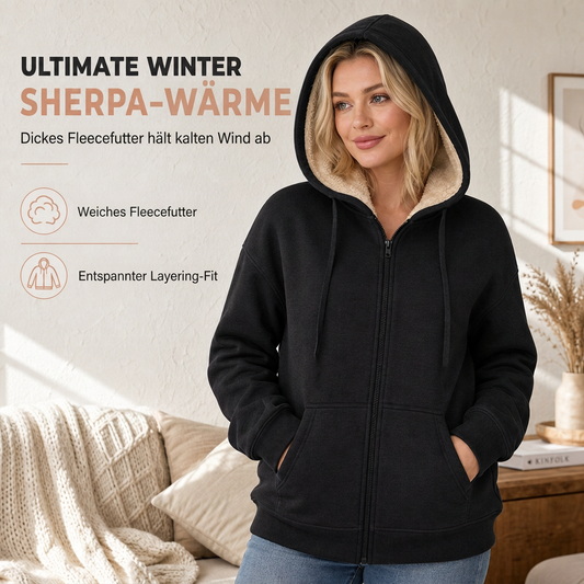 🌊Winter-Sale: 50% Rabatt + Gratis Versand!🌊 Damen Winter Warm Fleece Kapuzenpullover