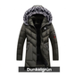 🚨Heiß begehrt! 50% Rabatt!🚨 Tolles Geschenk - Warme, lange Kapuzenjacke für Männer für kaltes Wetter