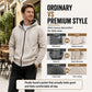 ⏰Aktion endet bald!⏰ Men's Warm-Lined Full-Zip Hooded Sweatshirt