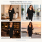 🔥Trending! 50% Rabatt!🔥 Elegantes, sexy Bodycon-Kleid mit V-Ausschnitt und ausgestellten Halbärmeln für Damen, ideal für Herbst und Winter