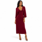 🔥Trending! 50% Rabatt!🔥 Elegantes, sexy Bodycon-Kleid mit V-Ausschnitt und ausgestellten Halbärmeln für Damen, ideal für Herbst und Winter