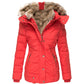 ⭐ 4,9 Sterne – nicht ohne Grund! Damen taillierte gesteppte Jacke mit Kapuze
